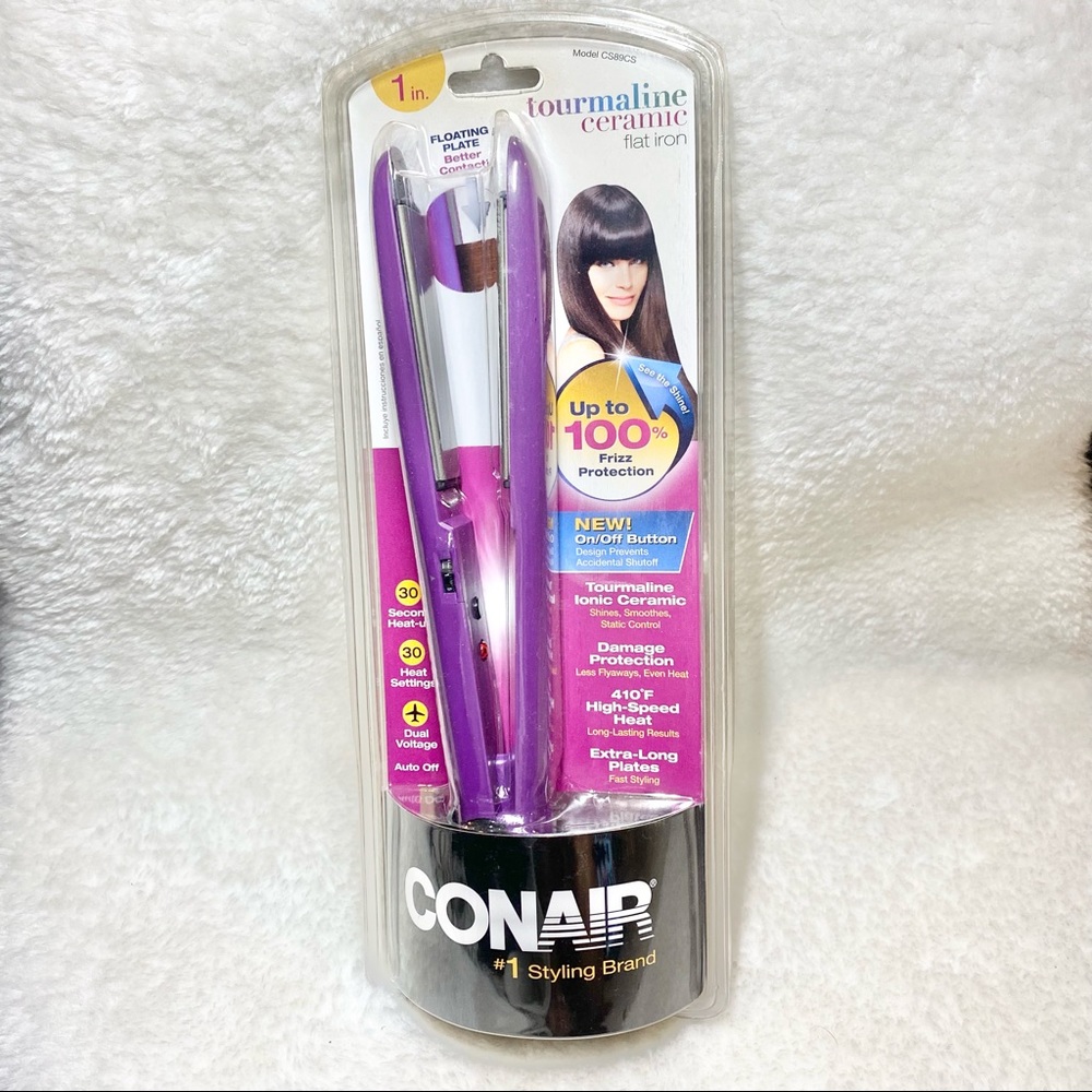BRAND NEW Conair tourmaline ceramic flat iron
